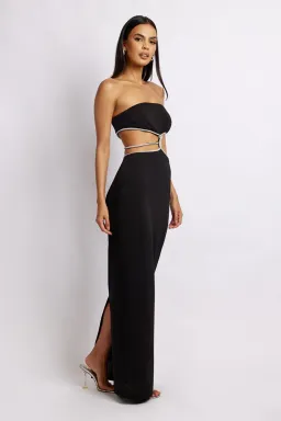 Meshki Billie Strapless Maxi Dress Black Size 6 for rent on The Volte - image 3