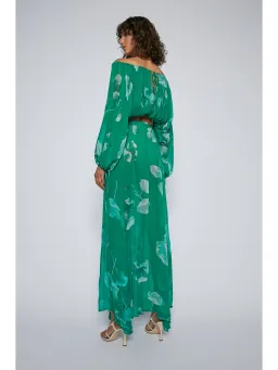 Scanlan Theodore Georgette Floral Set Kelly Green Size AU 8 for rent on The Volte - image 4