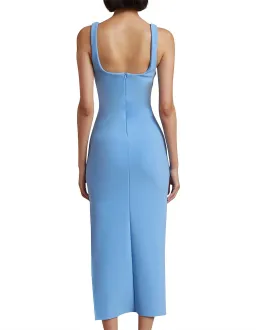 Bec and Bridge Iris Midi Dress Malibu Blue Size 10 for rent on The Volte - image 2