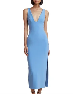 Bec and Bridge Iris Midi Dress Malibu Blue Size 10 for rent on The Volte - image 1