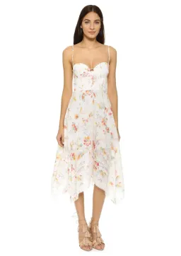 Zimmermann Belle Bustier Midi Dress Floral Size 0 / AU 8 for rent on The Volte - image 1