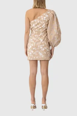 Keepsake the Label Parallel Mini Dress in Porcelain W Tan Size 12 for rent on The Volte - image 2