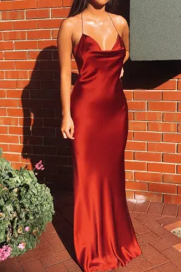 Natalie Rolt Luna Gown Red Size 0 for rent on The Volte - image 1