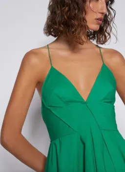 Scanlan Theodore Parachute Mini Strappy Dress Green Size 8 for rent on The Volte - image 5