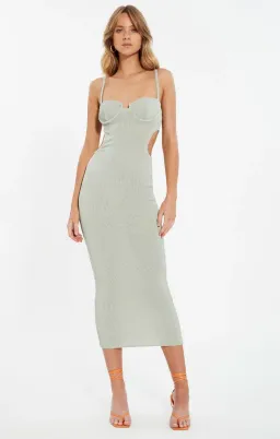 Solita Kendra Dress Sage Green Size M for rent on The Volte - image 1