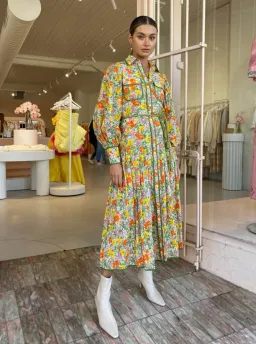 Alemais Cabana Midi Shirtdress Print Size 8  for rent on The Volte - image 5