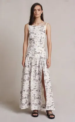 Bec & Bridge Gardenia Linen Maxi Dress Floral Size 8 for rent on The Volte - image 6