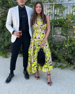 Aje Pelicano Tiered Dress Print Size 6   for rent on The Volte - image 4