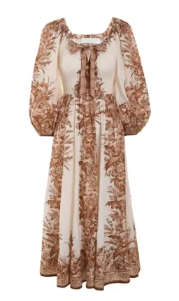 Zimmermann Moonshine Scoop Long Dress Print Size 1 for rent on The Volte - image 3