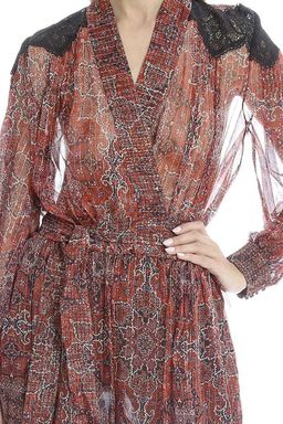 Zimmermann Empire Filigree Playsuit Rouge Konya Size 1 / AU 10 for rent on The Volte - image 7