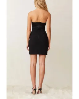 Bec & Bridge Shorebreak Mini Dress Black Size AU 12  for rent on The Volte - image 4