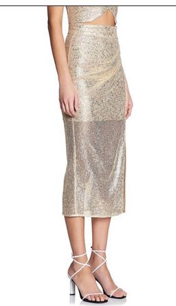 Manning Cartell flash bulb top and skirt set metallic size 8 for rent on The Volte - image 4