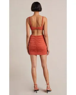 Bec & Bridge Lena Mini Dress Paprika Size AU 10 for rent on The Volte - image 3