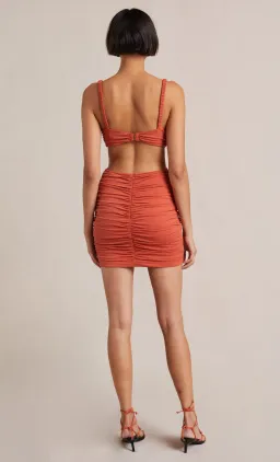 Bec & Bridge Lena Mini Dress  Paprika Size 12 for rent on The Volte - image 5