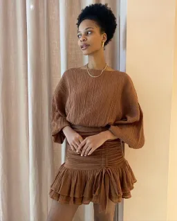 ISSY Blaze Dress in Sienna Size 8 for rent on The Volte - image 3