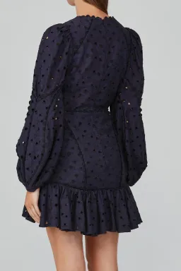 Acler Walker Dress Navy Size 8 for rent on The Volte - image 3