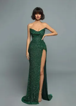 Fjolla Nila Doriné Dress Green Size M  for rent on The Volte - image 1