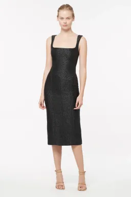 Manning Cartell Neo Classic Midi Dress Black Size 6 for rent on The Volte - image 1