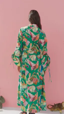 Alemais Alro Shirt Dress Print Size 14 for rent on The Volte - image 3