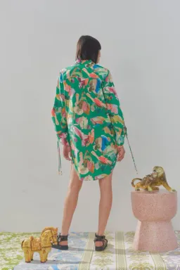 Alemais Arlo Shirt Size Print 14  for rent on The Volte - image 2