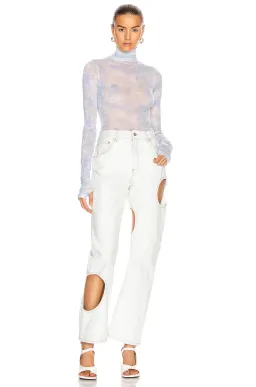 Off-White Cloud Print Bodysuit Print Size S / Au 8 for rent on The Volte - image 1