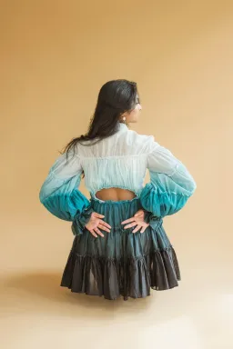 Aje Cosmos Cut out Mini Dress Print Size 10 for rent on The Volte - image 5