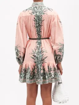 Zimmermann Moonshine Floral Mini Dress Print Size 10 for rent on The Volte - image 3