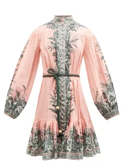 Zimmermann Moonshine Floral Mini Dress Print Size 10 for rent on The Volte - image 4