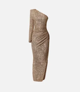 Meraki Freja Sequin Dress Gold Size 12 for rent on The Volte - image 4