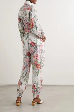 Zimmermann Bellitude Floral-print Jumpsuit Floral Size 0/AU 8 for rent on The Volte - image 3