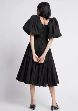 Aje Cherished Midi Dress Black Size 6  for rent on The Volte - image 3