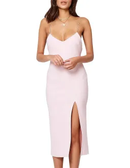 Bec & Bridge Cindy Midi Dress In Candy Pink Size 10 for rent on The Volte - image 3