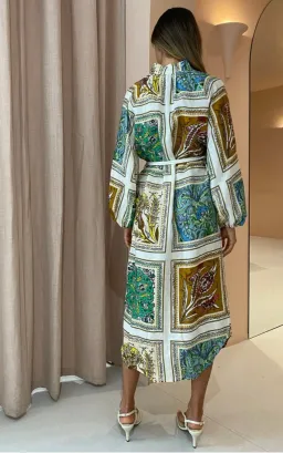 Alemais Delphine Shirtdress Print Size 12 for rent on The Volte - image 3