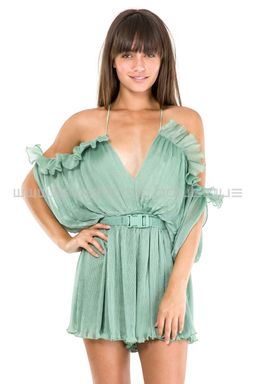 The first sight green moss playsuit  for rent on The Volte - image 1