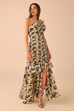 C/MEO Collective Enlight Gown Print Size 8  for rent on The Volte - image 1