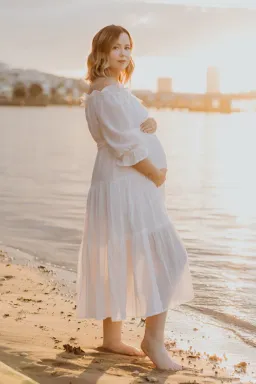 Co and Ry Goldie Maxi Dress White One Size for rent on The Volte - image 3