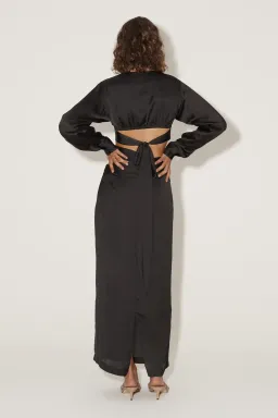 Hansen & Gretel Sofia Shirt and Shimma Skirt Set Black Size 8 for rent on The Volte - image 3