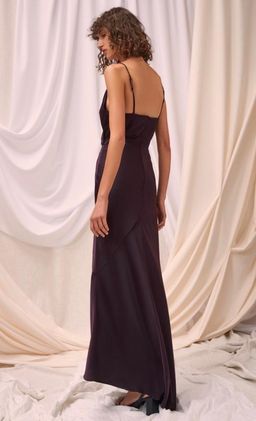 C/MEO Collective No Less Gown Aubergine Size 4 for rent on The Volte - image 3