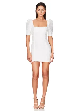 Nookie Solana Sleeve Mini Dress White Size XS for rent on The Volte - image 1
