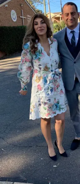 Zimmerman Ninety Six Scallop Dress Print Size 0 for rent on The Volte - image 3