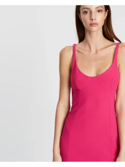 Bec & Bridge Amelie Mini Dress in Magenta Size AU 6 for rent on The Volte - image 2