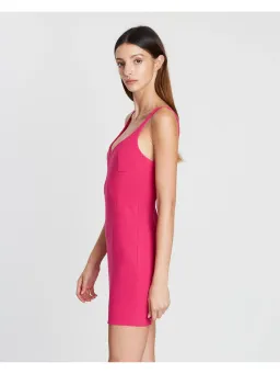 Bec & Bridge Amelie Mini Dress in Magenta Size AU 6 for rent on The Volte - image 3