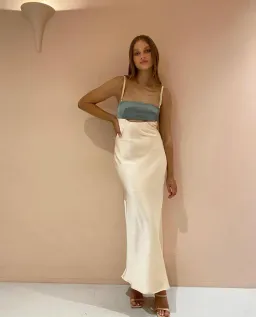 Bec & Bridge Carrie Cut Out Maxi Dress in Multi Green Size 8  for rent on The Volte - image 4