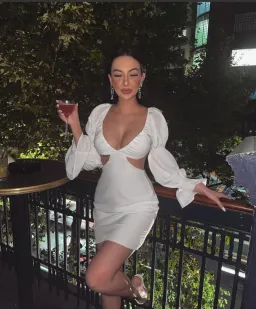 Alamour the Label Miliani Dress White Size 8  for rent on The Volte - image 1