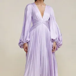 Acler Palms Dress Purple Size 10 for rent on The Volte - image 5