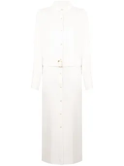 Sir The Label Clemence Shirt Dress in Ivory White Size 1 for rent on The Volte - image 4