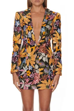 Eliya the Label Skyla Blazer Print Size 10  for rent on The Volte - image 2