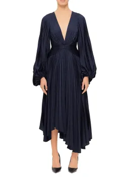 Acler Plams Dress Navy Size 8  for rent on The Volte - image 1