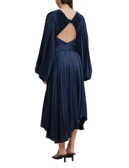 Acler Plams Dress Navy Size 8  for rent on The Volte - image 2