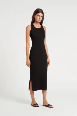 Sir the Label Marcelle Open Back Dress Black Size 1 for rent on The Volte - image 1